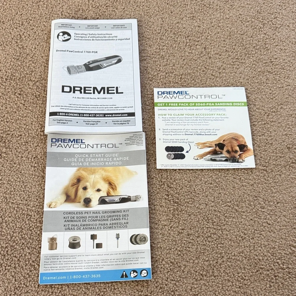 Dremel Pet Grooming Rotary Tool Kit in Black and Silver - Picture 8 of 10